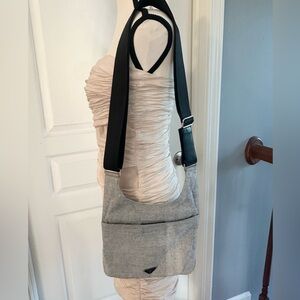 PRADA Canvas Crossbody Shoulder Messenger Bag with COA